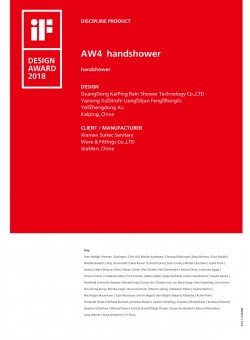 AW4 handshower  2018IF