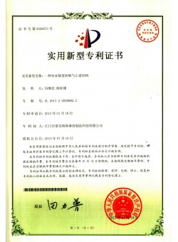 Inspiratory non-reversal structure of water guiding device